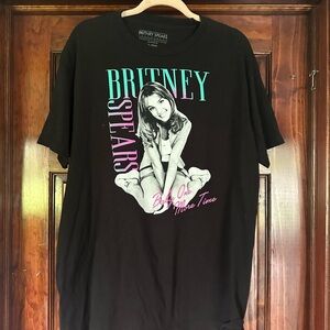 Britney Spears Black Graphic Tee